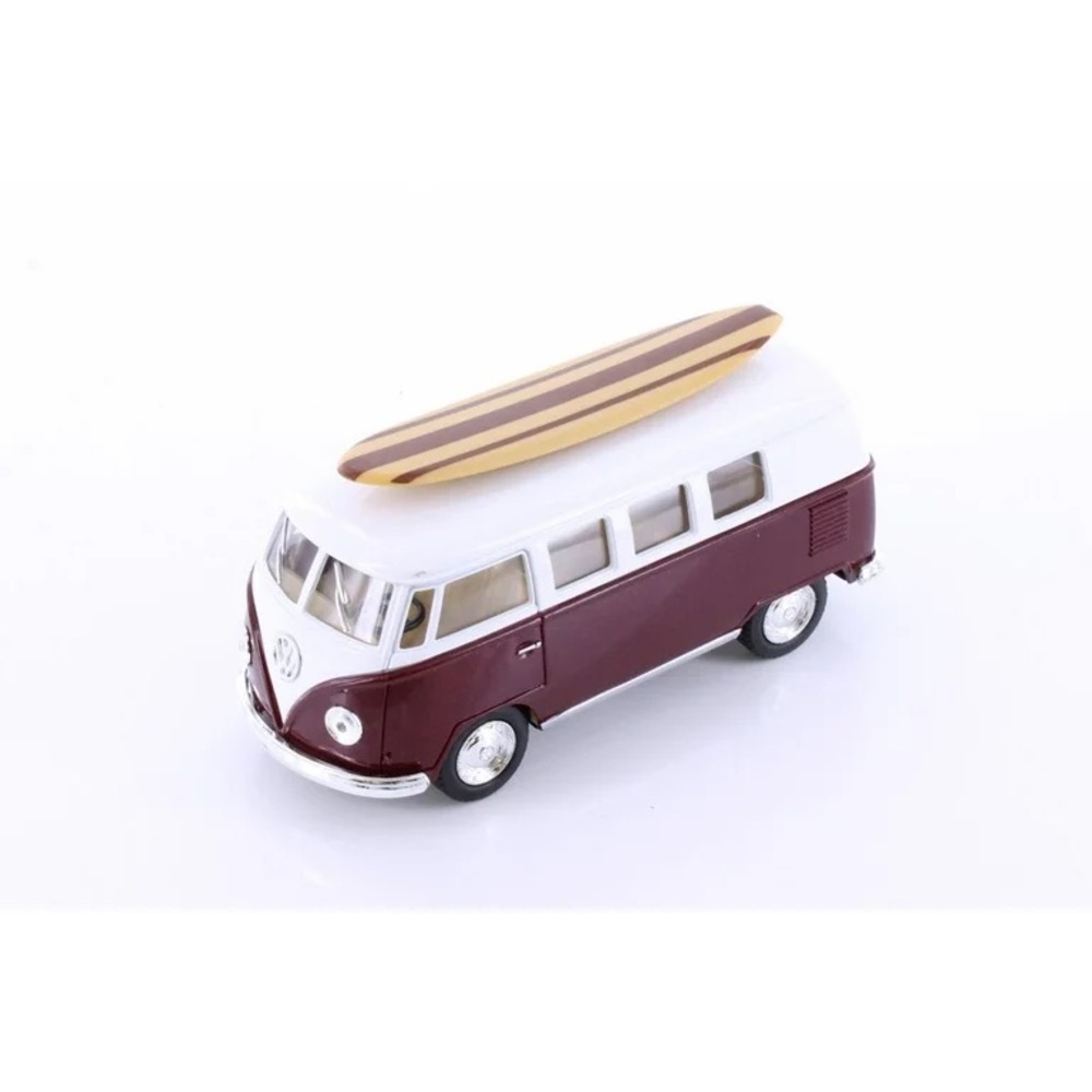 Diecast 1962 Volkswagen Classic Bus w/ Surfboard - Picture 8 of 11
